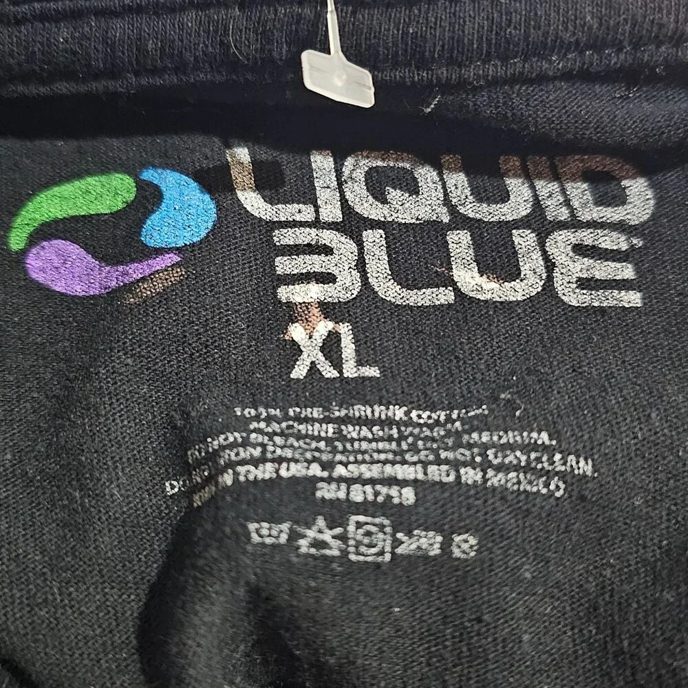 Liquid Blue Native American Wolf Eagle Dreamcatcher All Over Tee, XL - Picture 6 of 6